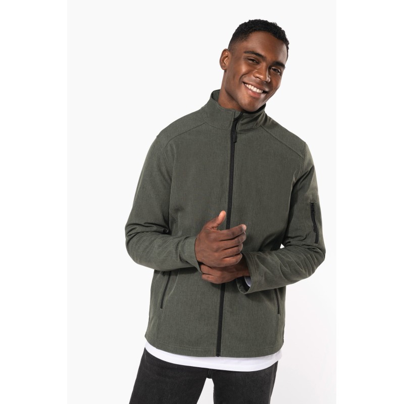 Veste softshell homme 3 couches - MANCHES LONGUES